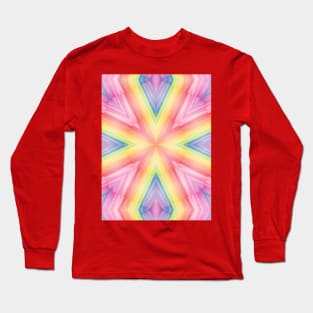 Pastel Zen Mandala 37 Long Sleeve T-Shirt